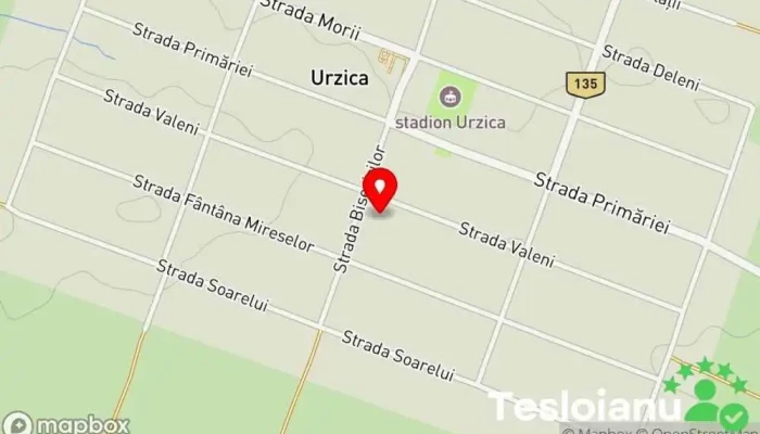 hartă a Urzica  în Urzica