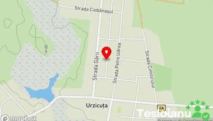 hartă a Urzicuța  în Urzicuța