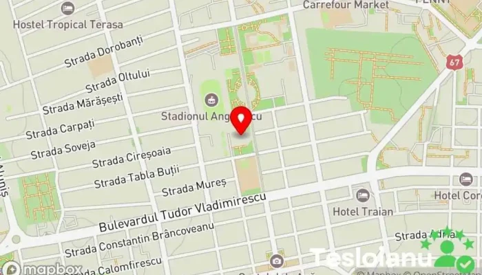 hartă a USR Mehedinți Partid politic, Sediul social în Drobeta-Turnu Severin