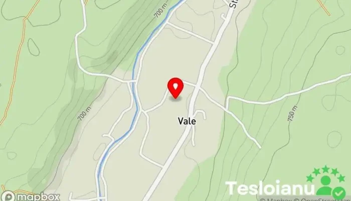hartă a Vale  în Vale