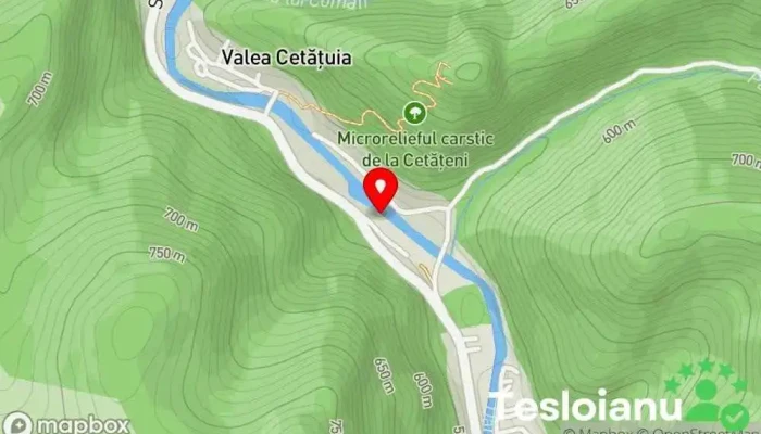 hartă a Valea Cetățuia  în Valea Cetățuia