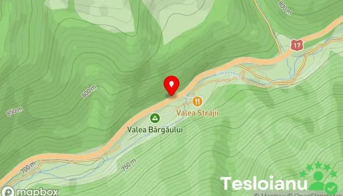 hartă a Valea Străjii Restaurant în Tiha Bârgăului
