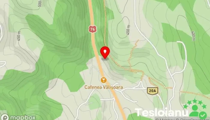 hartă a Vălișoara  în Vălișoara