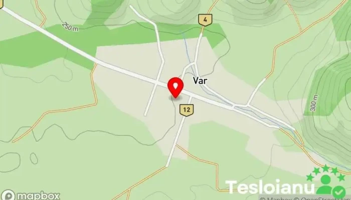 hartă a Var  în Var