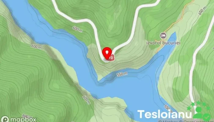hartă a Viaductul Stânca Teherău Pod în Gura Siriului