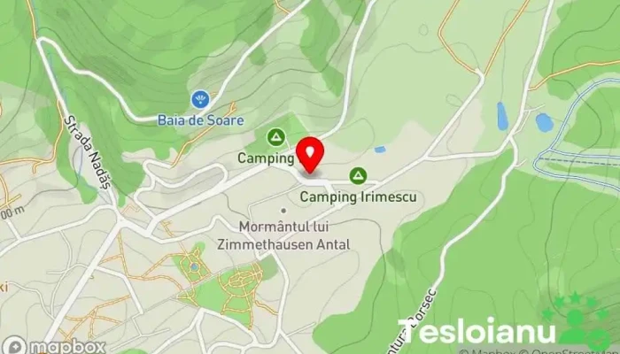 hartă a Vila Borsec Bed & Breakfast, Hotel în Borsec