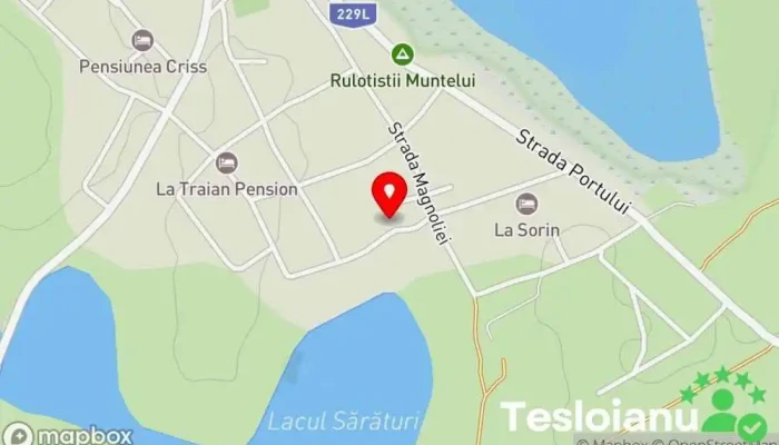 hartă a Vila Lac Cazare, Bed & Breakfast în Murighiol