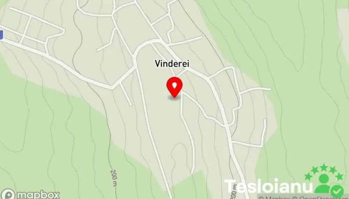 hartă a Vinderei  în Vinderei