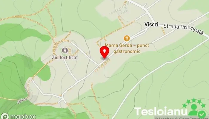 hartă a Viscri 38 - Punct Gastronomic Local Restaurant în Viscri