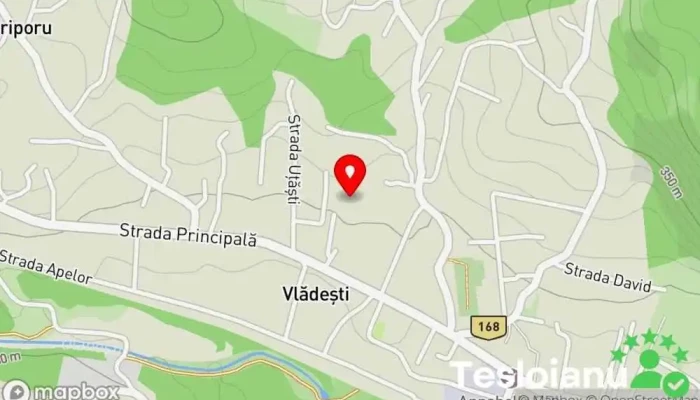 hartă a Vlădești  în Vlădești