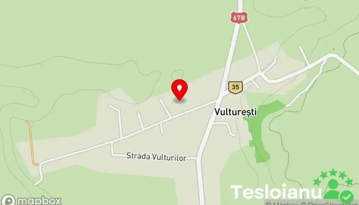 hartă a Vultureşti  în Vultureşti