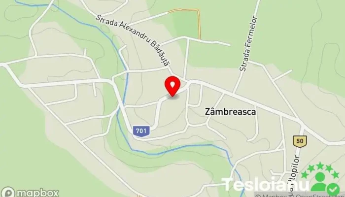 hartă a Zâmbreasca  în Zâmbreasca