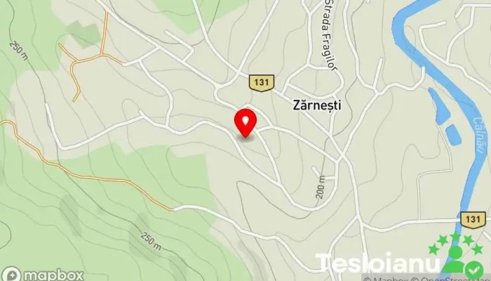 hartă a Zărnești  în Zărnești