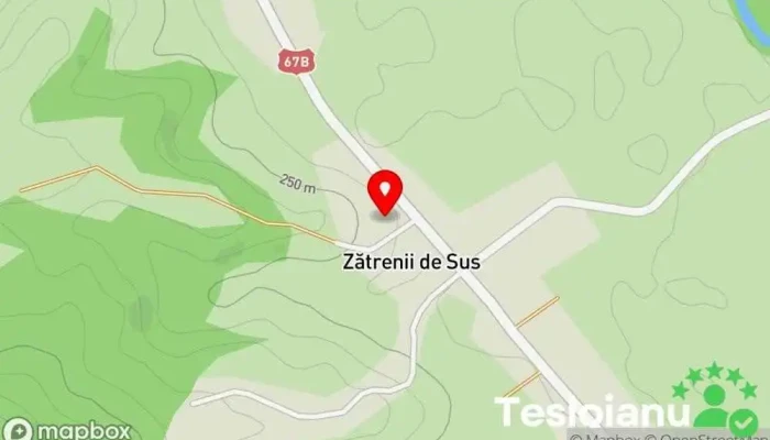 hartă a Zătreni  în Zătreni