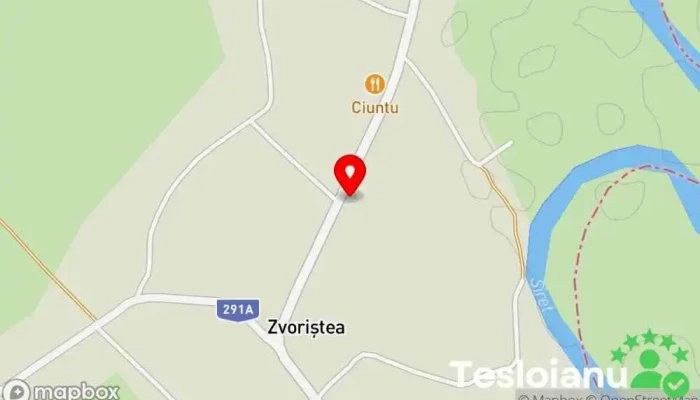 hartă a Zvoriștea  în Zvoriștea